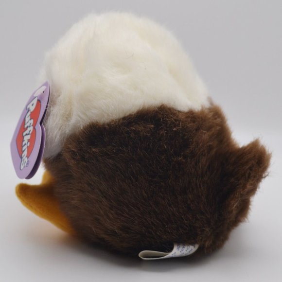 Baldwin the Eagle Puffkins by Swibco Style 6658 Bean Bag Plush - Picture 4 of 8